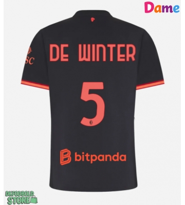 AC Milan Koni De Winter #5 Replika Tredjetrøje Dame 2026-27 Kortærmet
